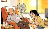 【中医院故事】体温飙升至40度！七旬独居老人家中突发热射病