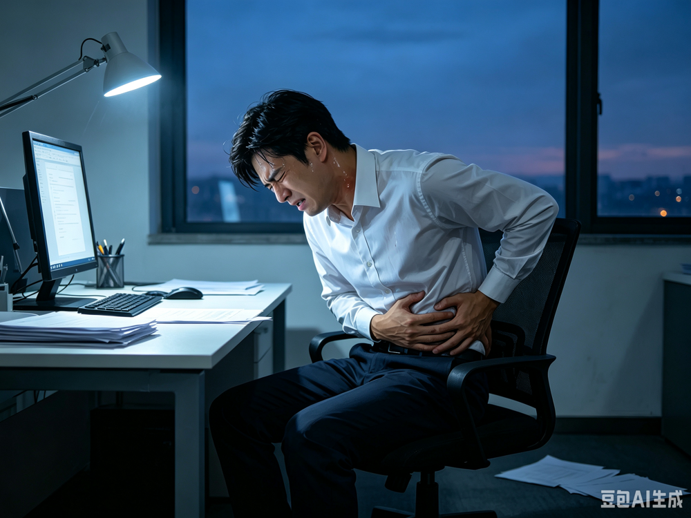 李先生突发腰腹绞痛